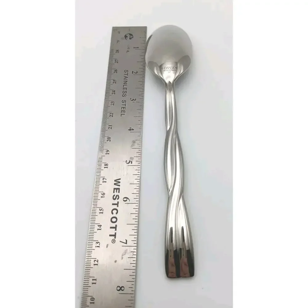 Dansk Aalto Dinner Spoon 18/10 Stainless Glossy Flatware Vietnam NOS